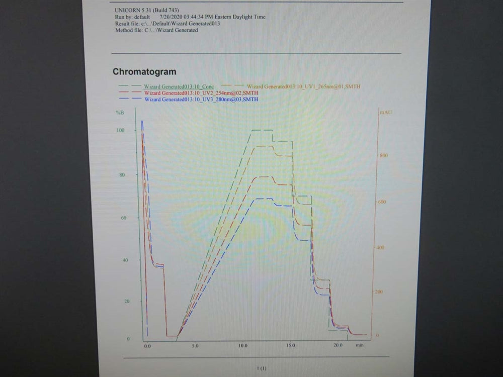 GE AKTA Purifier 100 FPLC System w/ UV-900 Detector