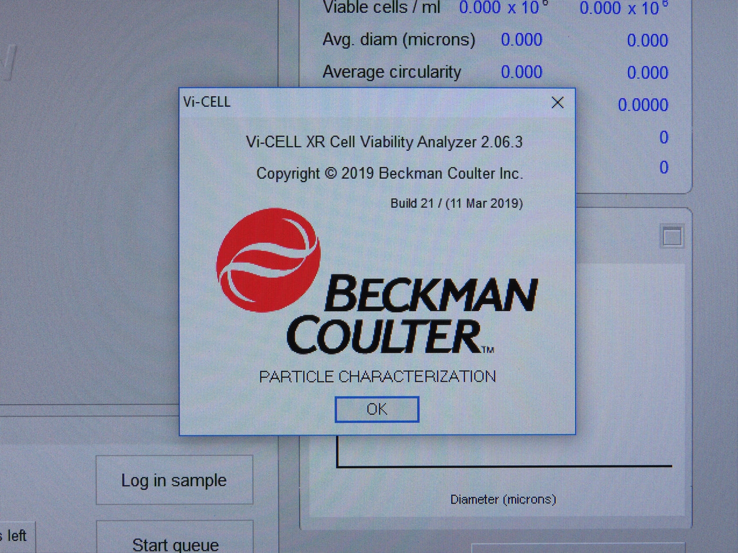 Beckman Coulter Vi-CELL XR Cell Viability Analyzer