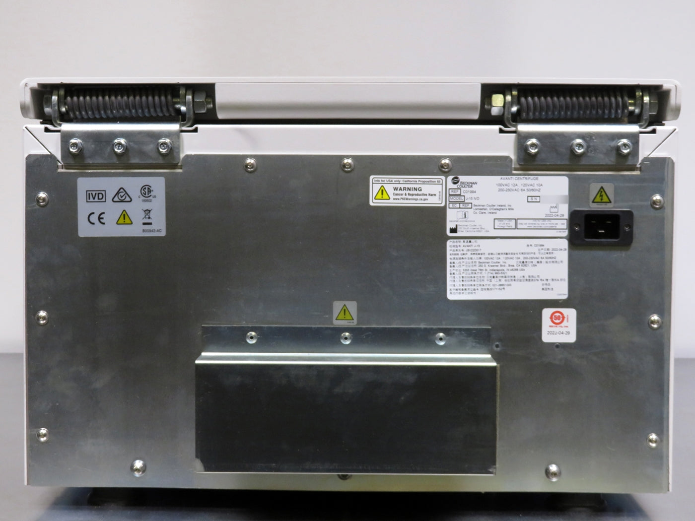 Beckman Coulter Avanti J-15 Centrifuge