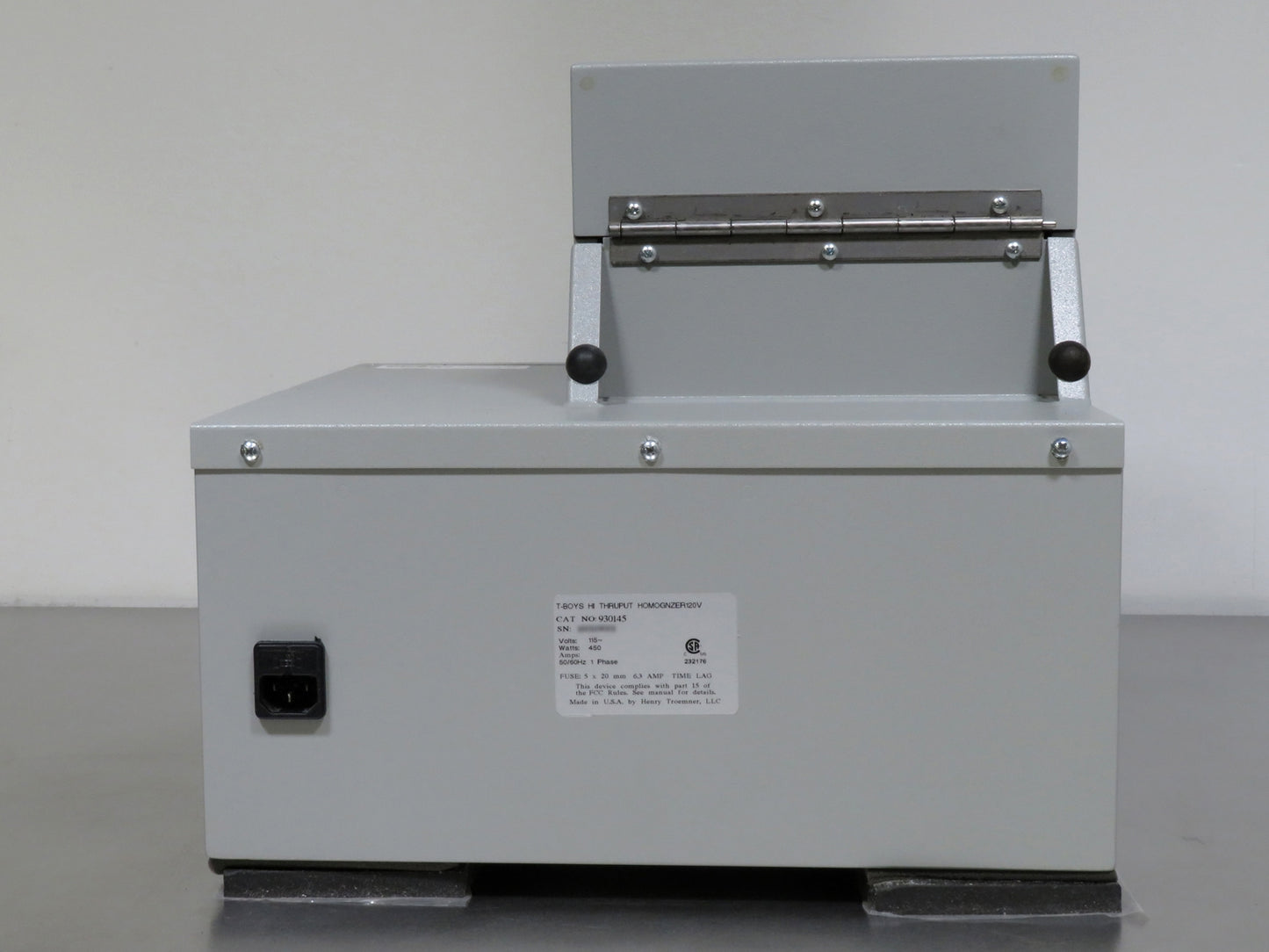 Talboys High Throughput Homogenizer, Cat. #: 930145