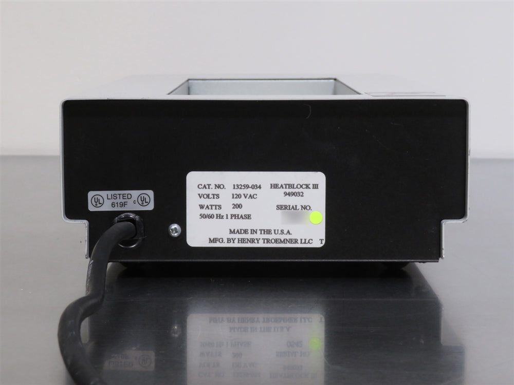 VWR Analog Standard Heat Block III, Cat. #: 13259-034