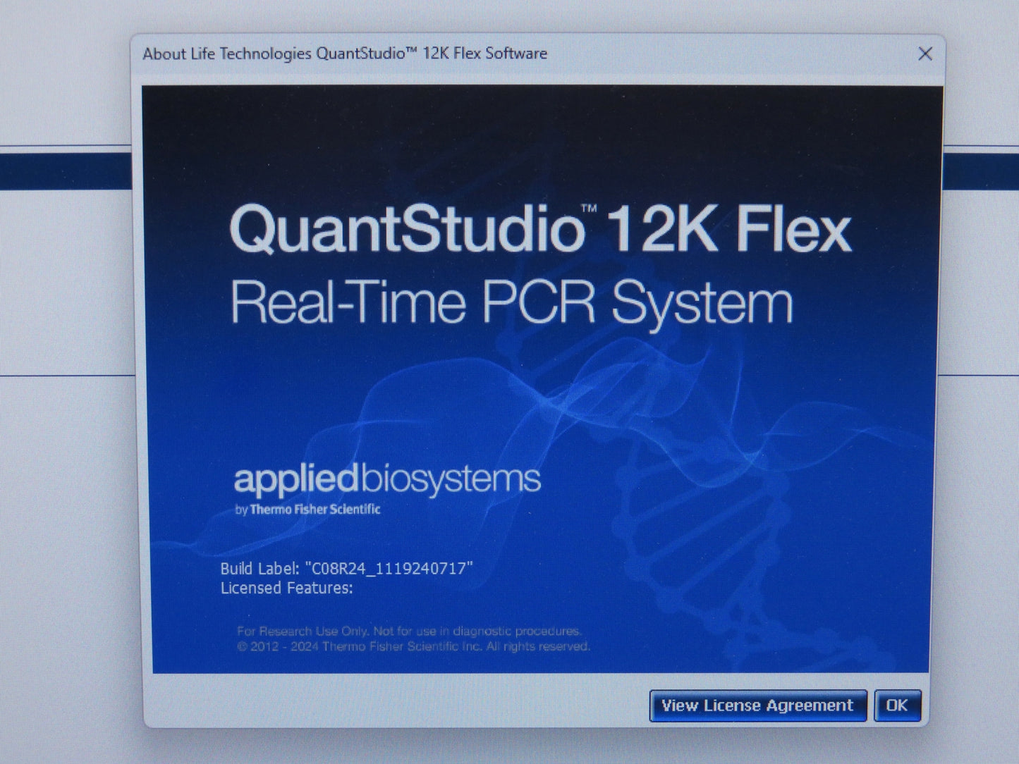 Applied Biosystems QuantStudio 12K Flex Real-Time PCR System w/ 96-Well Fast Sample Block