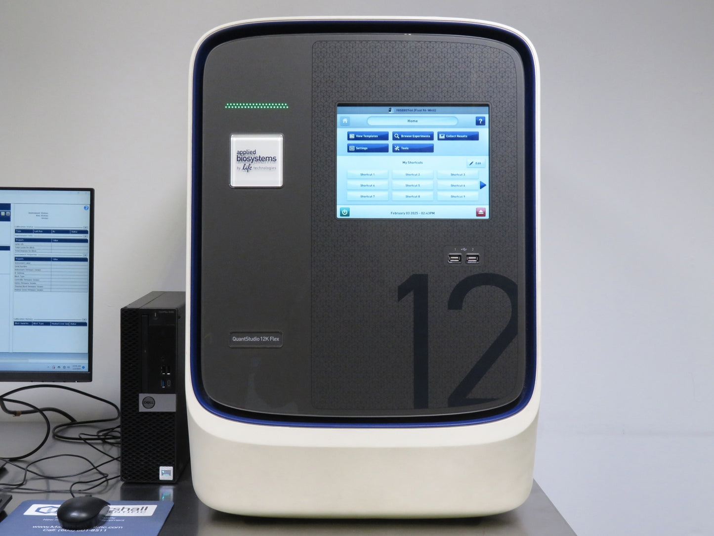 Applied Biosystems QuantStudio 12K Flex Real-Time PCR System w/ 96-Well Fast Sample Block