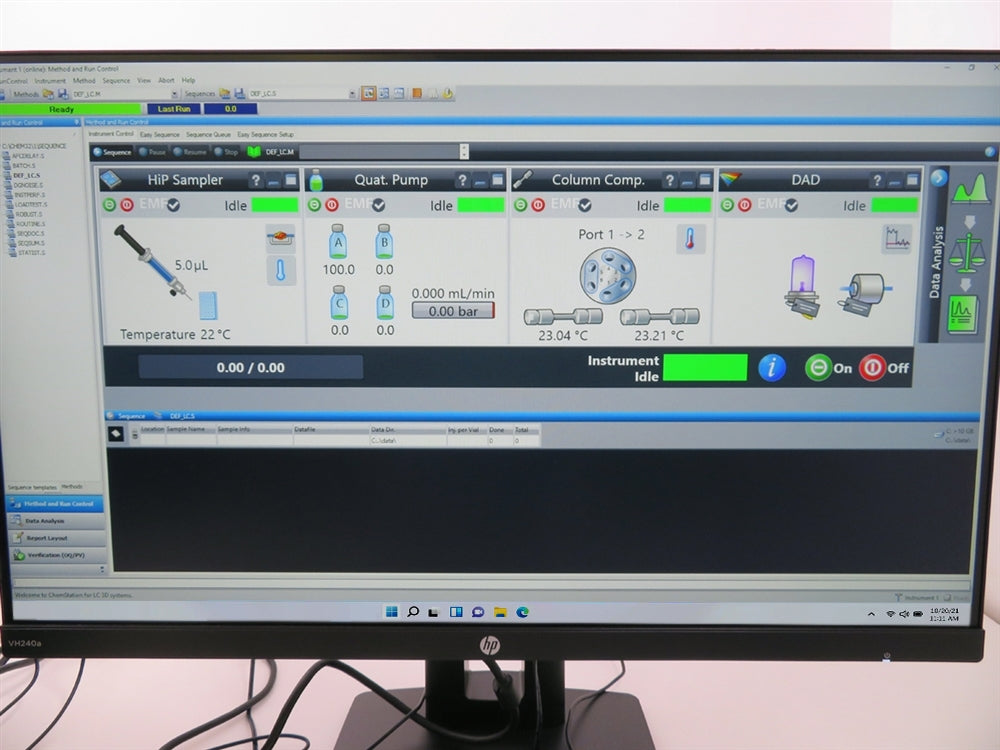 Agilent 1260 Infinity I HPLC System w/ DAD