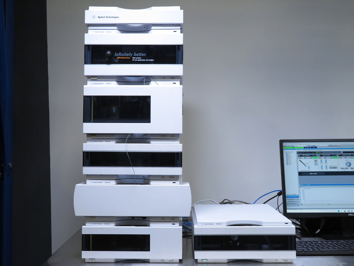 Agilent 1260 Infinity I HPLC System w/ Quat Pump, DAD, & FLD