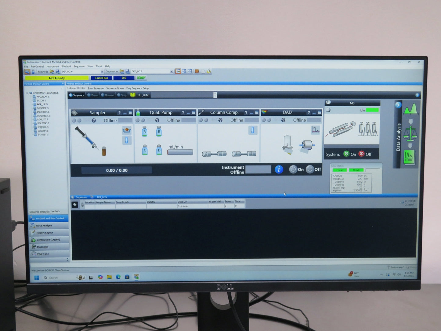 Agilent 6120B Single Quadrupole Mass Spectrometer