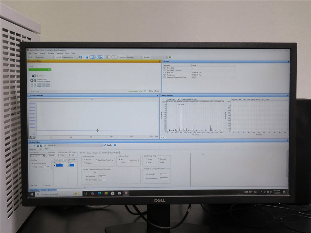 Agilent 6230A Accurate-Mass TOF Mass Spectrometer w/ 1260 Infinity I LC System