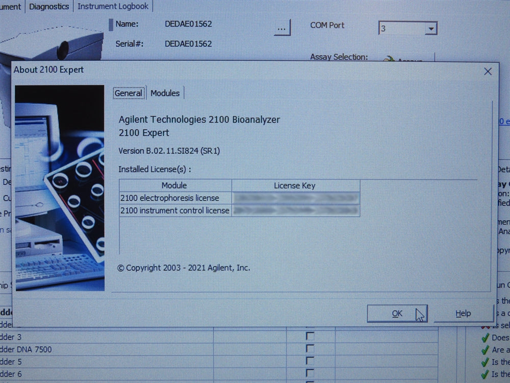 Agilent 2100 Bioanalyzer G2939B