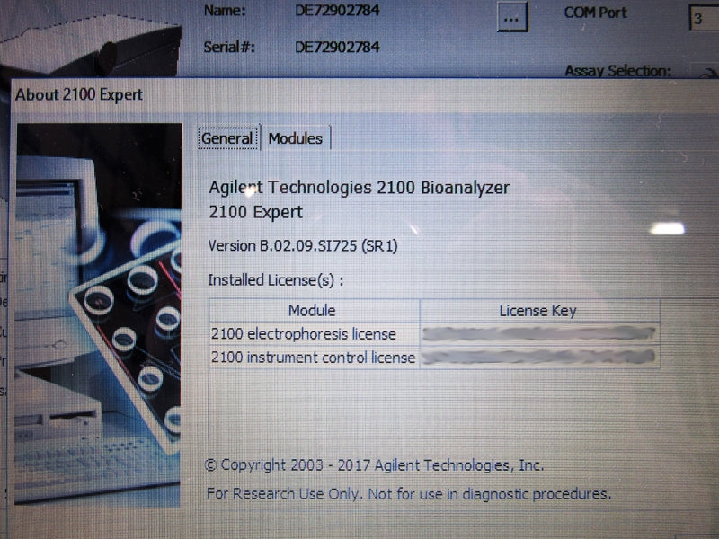 Agilent 2100 Bioanalyzer G2938B