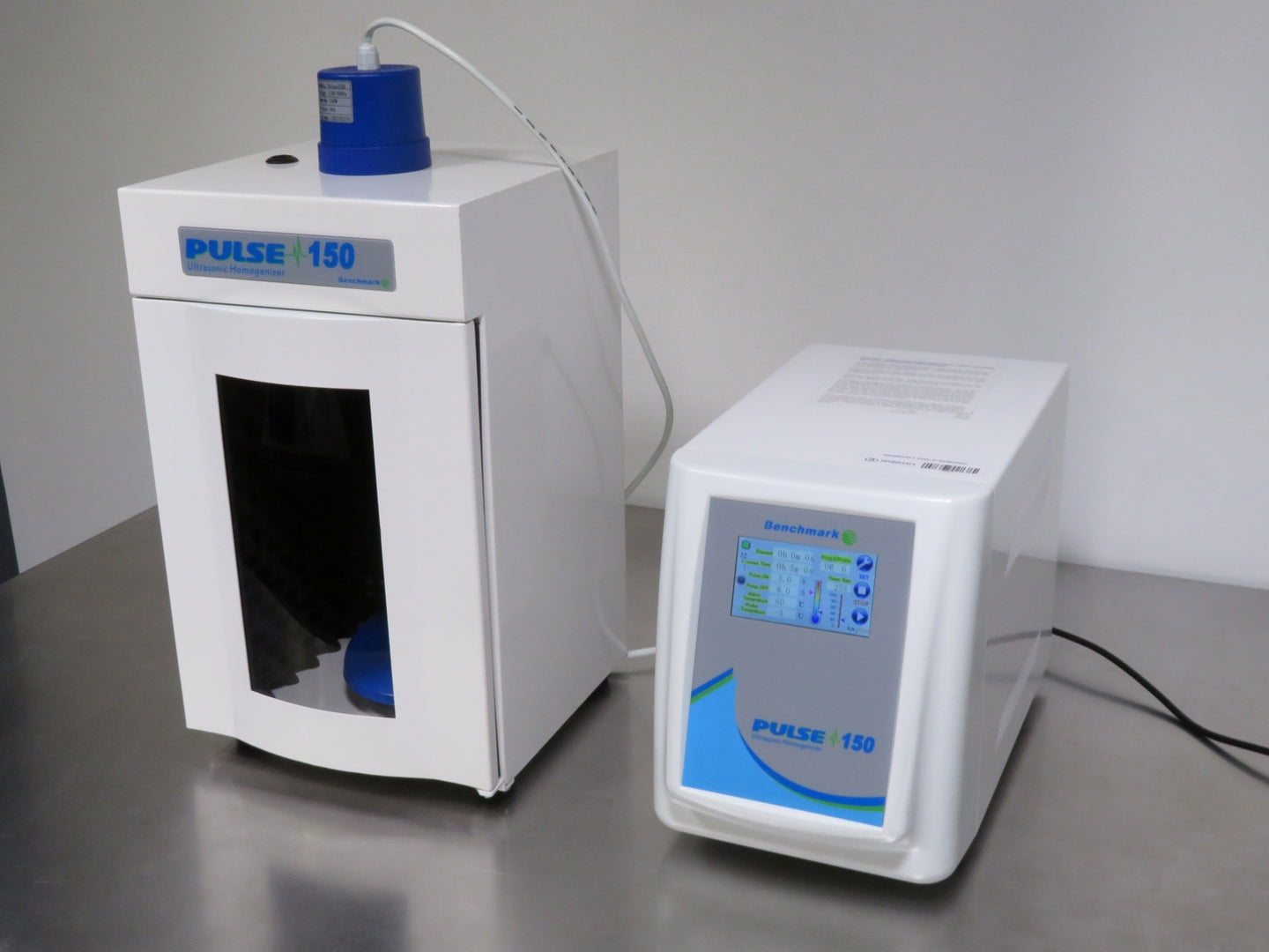 Benchmark Pulse 150 Ultrasonic Homogenizer and Soundproof Box