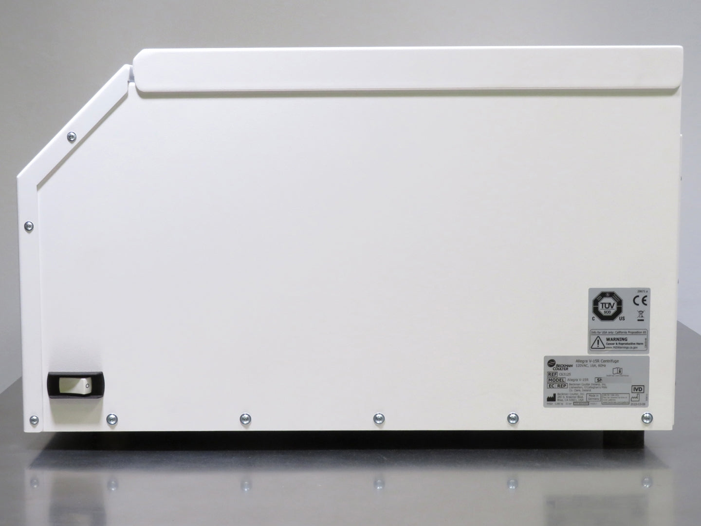 Beckman Coulter Allegra V-15R Refrigerated Centrifuge
