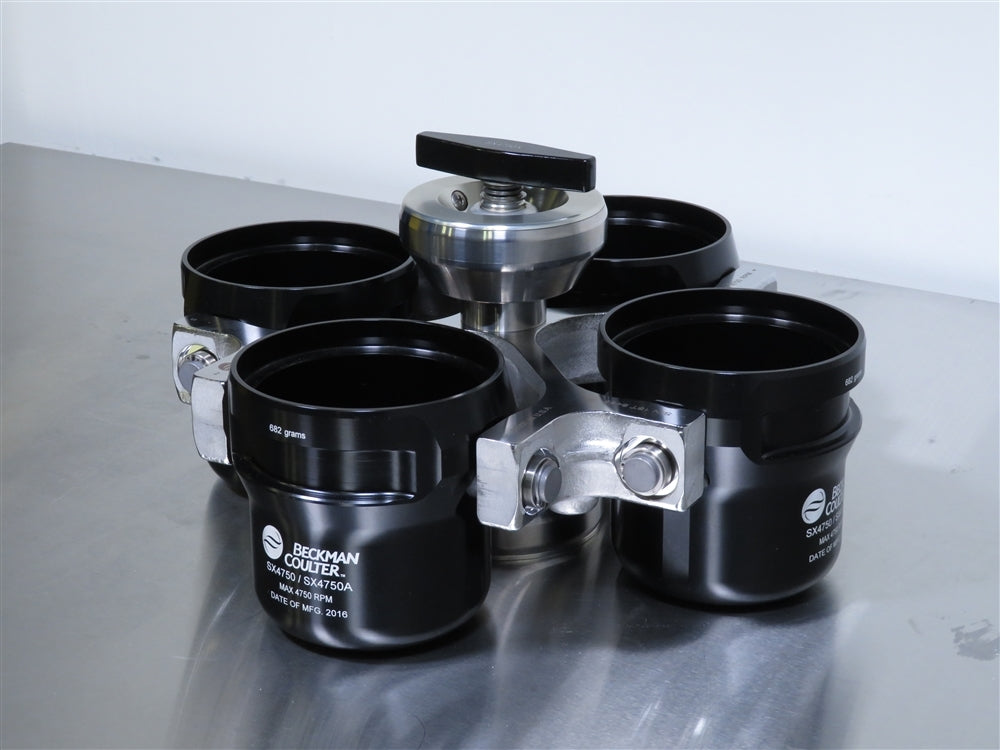 Beckman SX4750A Swing Bucket Rotor and Buckets