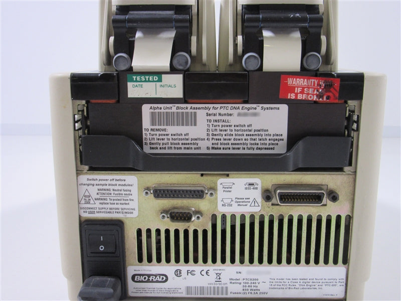 Biorad Dual 48 Well DNA Engine Thermal Cycler