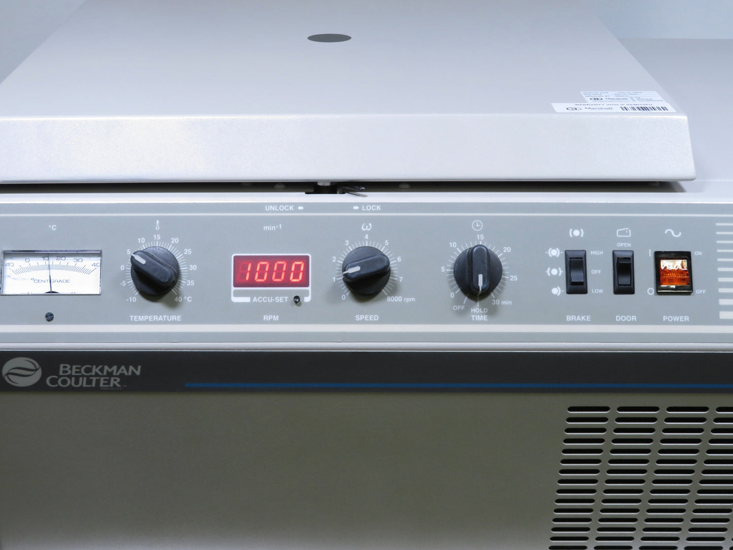 Beckman Coulter Allegra 6R Refrigerated Centrifuge