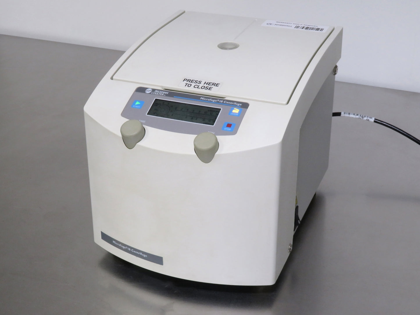 Beckman Microfuge 18 Centrifuge