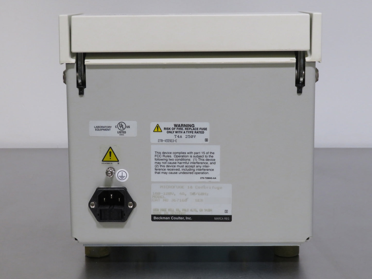 Beckman Microfuge 18 Centrifuge