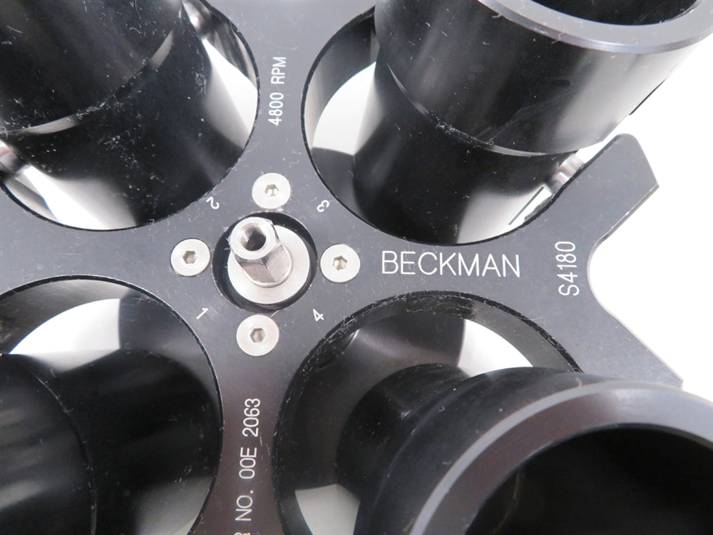 Beckman S4180 Swing Bucket Rotor and Buckets