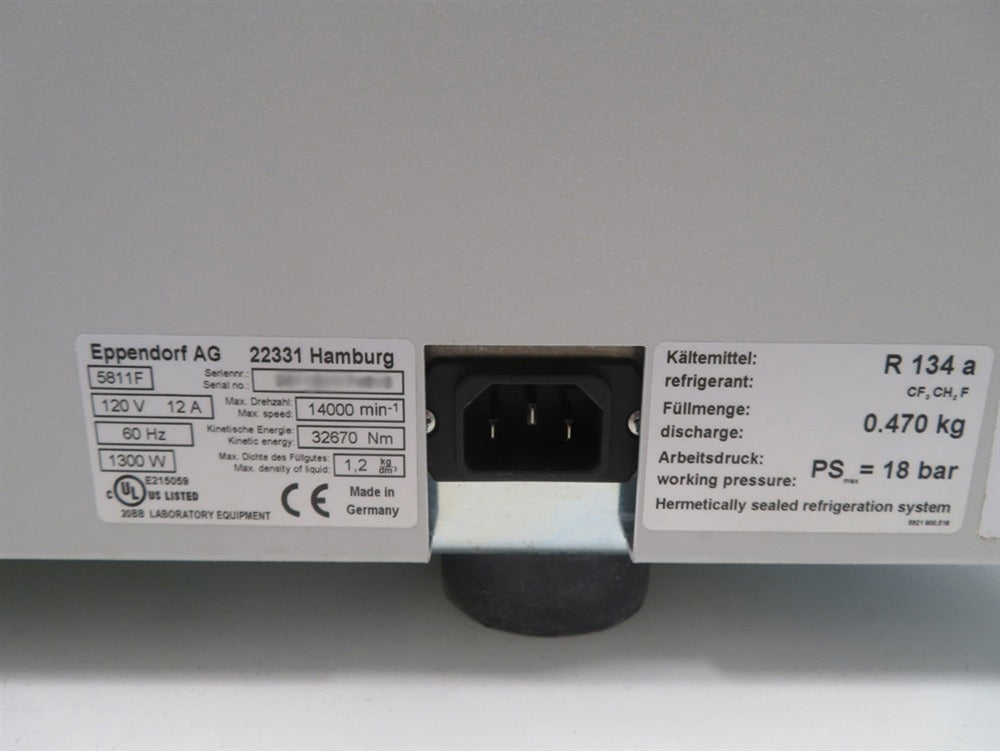 Eppendorf 5810R Refrigerated Centrifuge