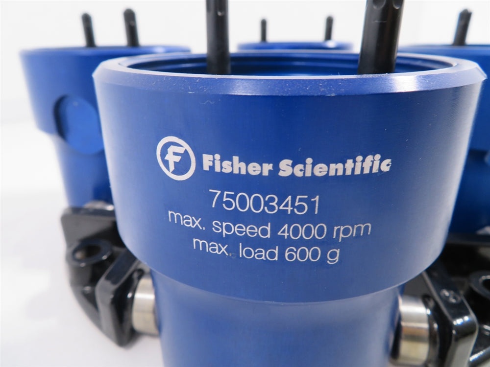 Fisher Scientific 75003450 Swing Bucket Rotor w/ 75003451 Round Buckets