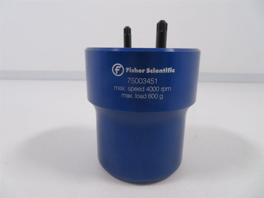 Fisher Scientific 75003450 Swing Bucket Rotor w/ 75003451 Round Buckets