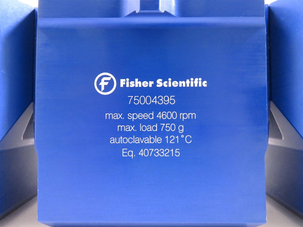 Fisher Scientific 75004393 Swing Bucket Rotor & 75004395 Rectangular Buckets