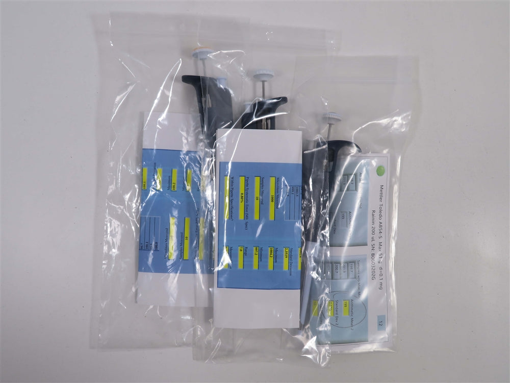 Gilson P20, P200, P1000 Pipette Set Classic Large Plunger
