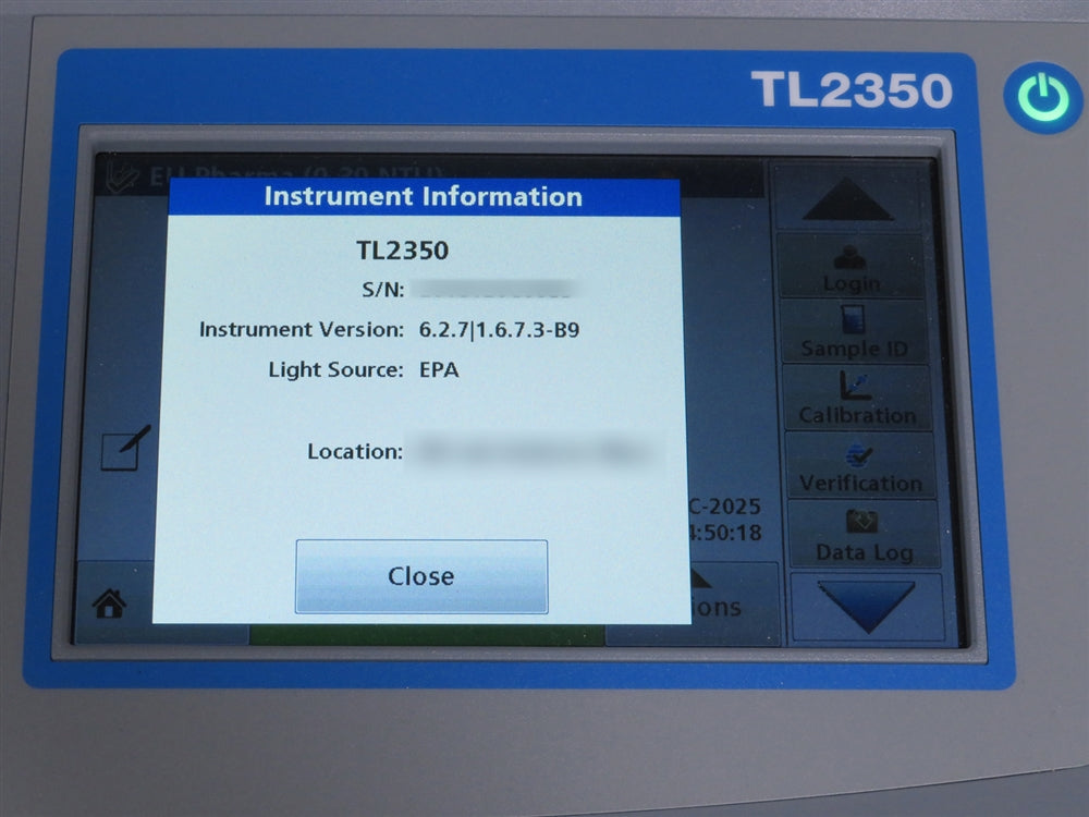 Hach TL2350 Benchtop Turbidimeter