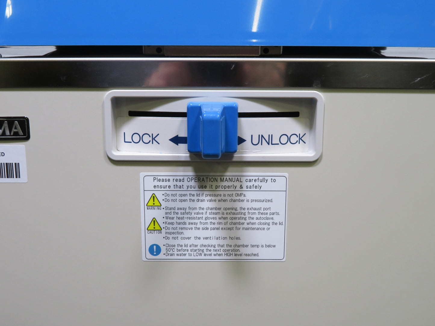 Hirayama HICLAVE HV-85 Floor-Standing Autoclave, 208/200/240V