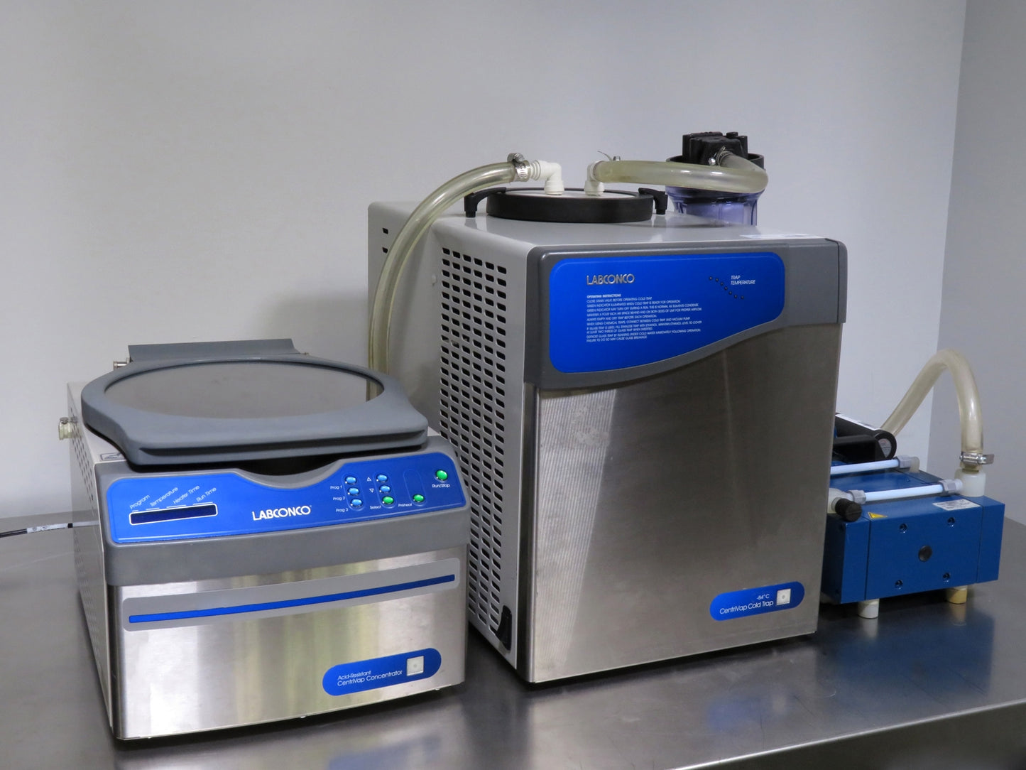 Labconco Acid-Resistant Centrivap Vacuum Concentrator System w/ -84C Cold Trap