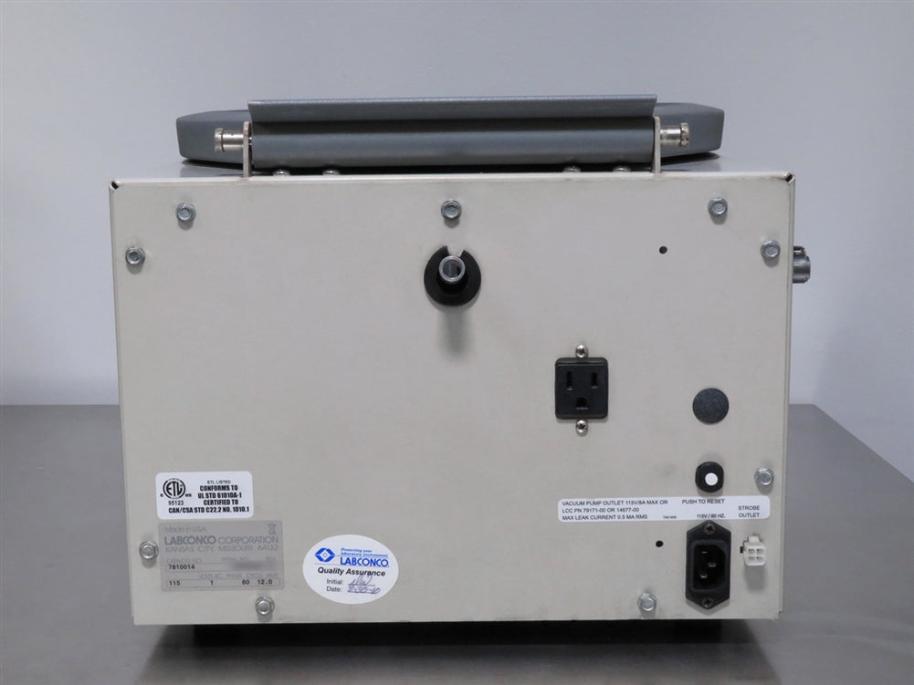 Labconco Centrivap Vacuum Concentrator System w/ -105C Cold Trap