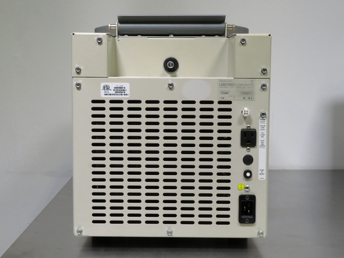 Labconco Refrigerated CentriVap Vacuum Concentrator System