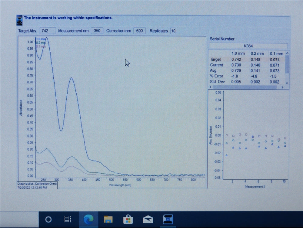 Thermo Scientific NanoDrop 2000 Spectrophotometer