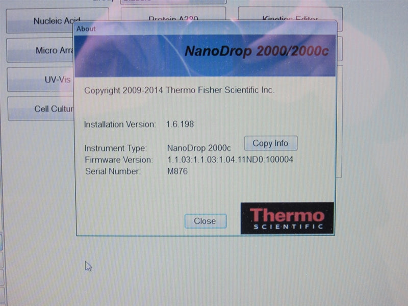 Thermo Scientific NanoDrop 2000c Spectrophotometer