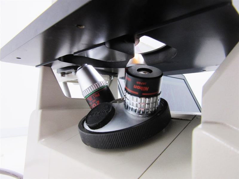 Nikon TMS Inverted Phase Contrast Microscope w/ Computer & Imaging Software