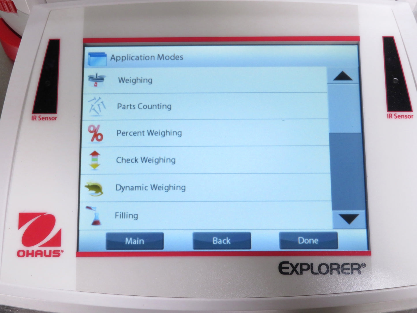 Ohaus EX124 Explorer Analytical Balance