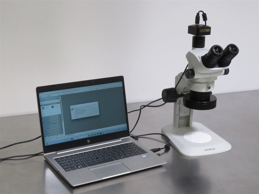 Olympus SZ61 Stereo Microscope w/ Computer & Imaging Software