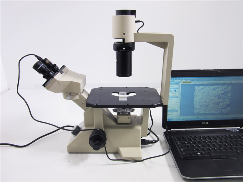 Olympus CK2 Phase Contrast Microscope w/ Computer & Imaging Software