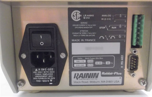 Rainin Rabbit Plus Peristaltic Pump