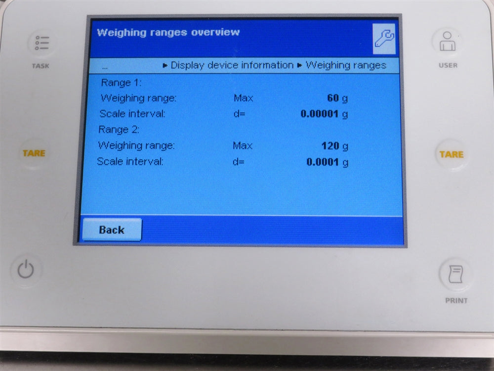 Sartorius Cubis MSA125P-100-DU Semi-Micro Analytical Balance