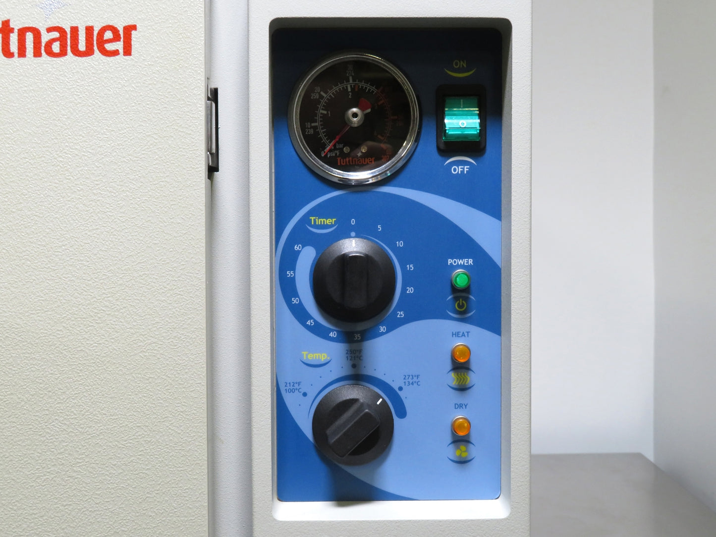 Tuttnauer 3870M Manual Autoclave, 230V
