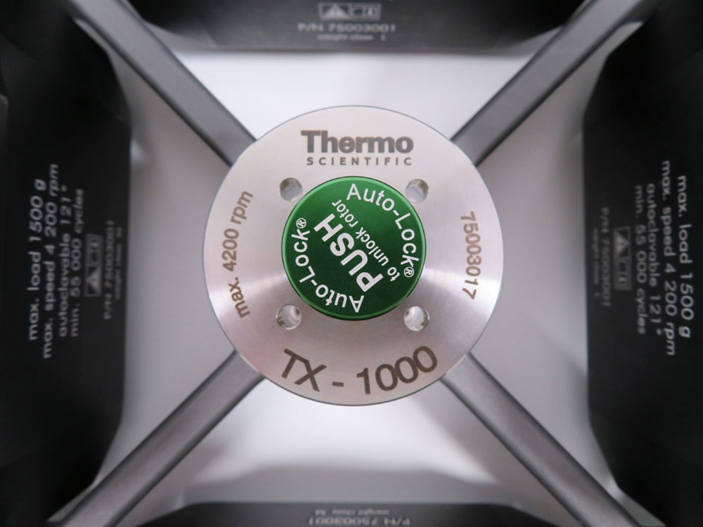 Thermo Scientific TX-1000 Swing Bucket Rotor & 75003001 Buckets