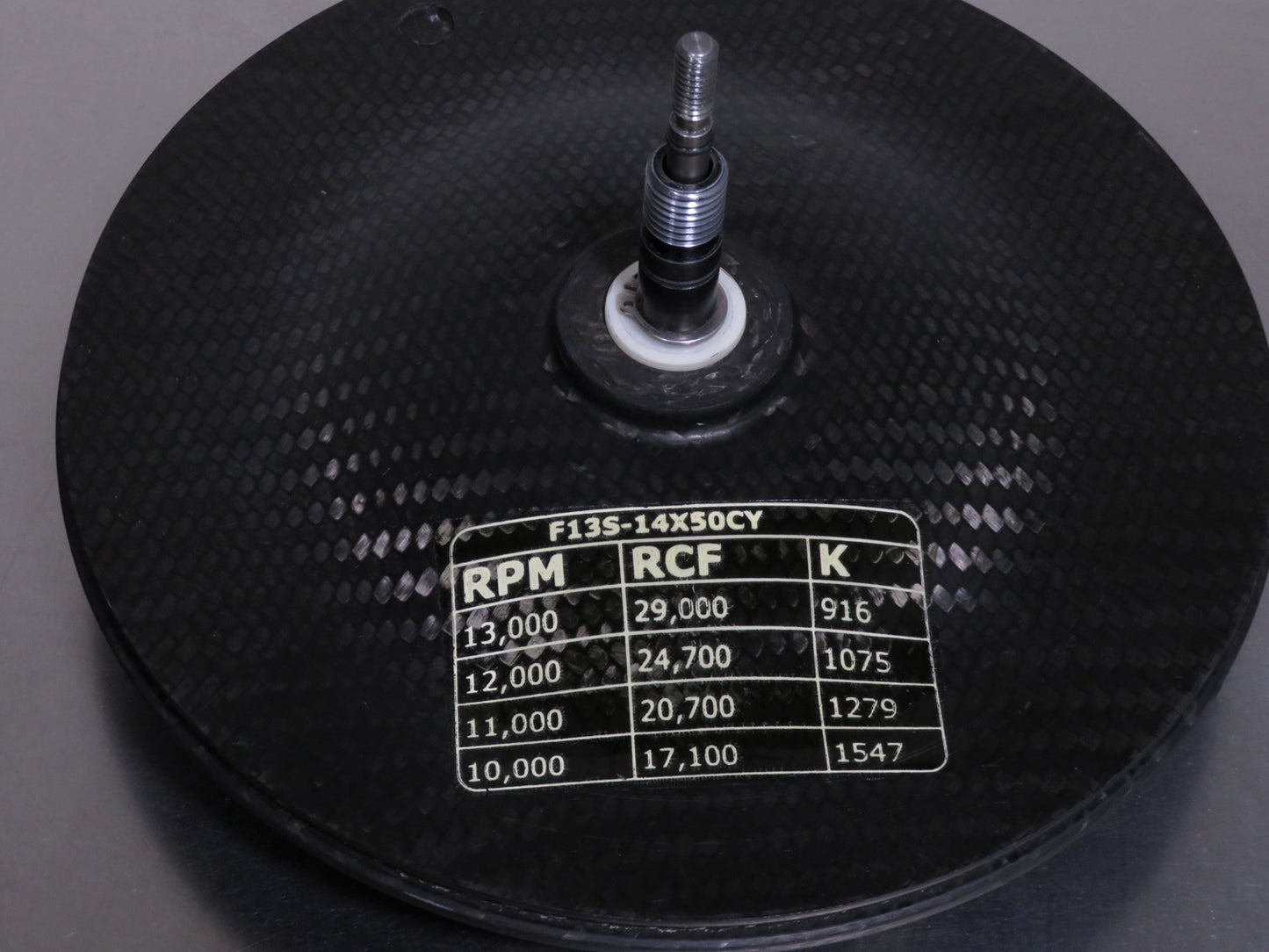 Thermo Scientific FiberLite F13S-14x50cy Fixed Angle Rotor for Floor Model Centrifuges