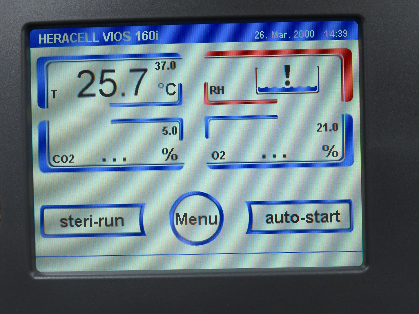 Thermo Scientific Heracell VIOS 160i CO2 Incubator Dual Stack