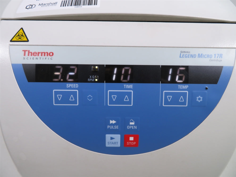 Thermo Sorvall Legend Micro 17R Refrigerated Centrifuge