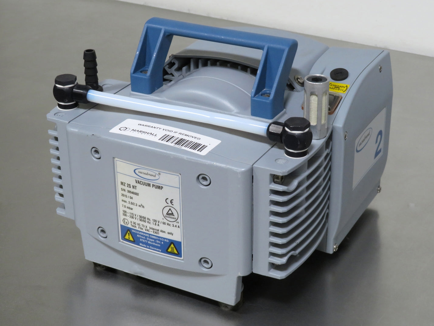 Vacuubrand MZ 2S NT Diaphragm Vacuum Pump