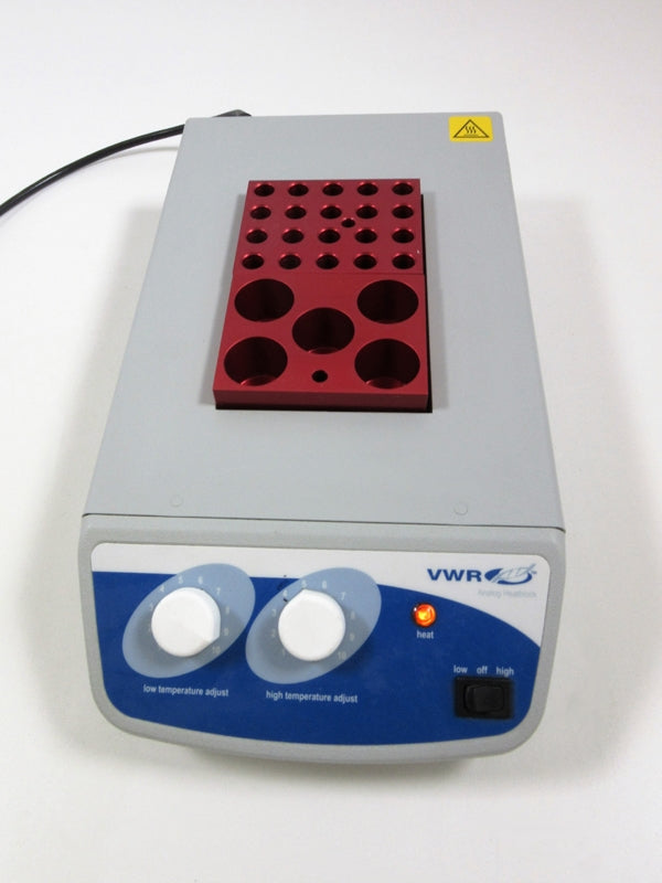 VWR Analog Dual Heat Block, cat # 12621-108