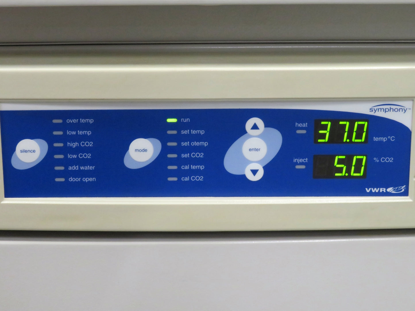 VWR Symphony CO2 Water Jacketed Incubator, Model 3078 Dual Stack